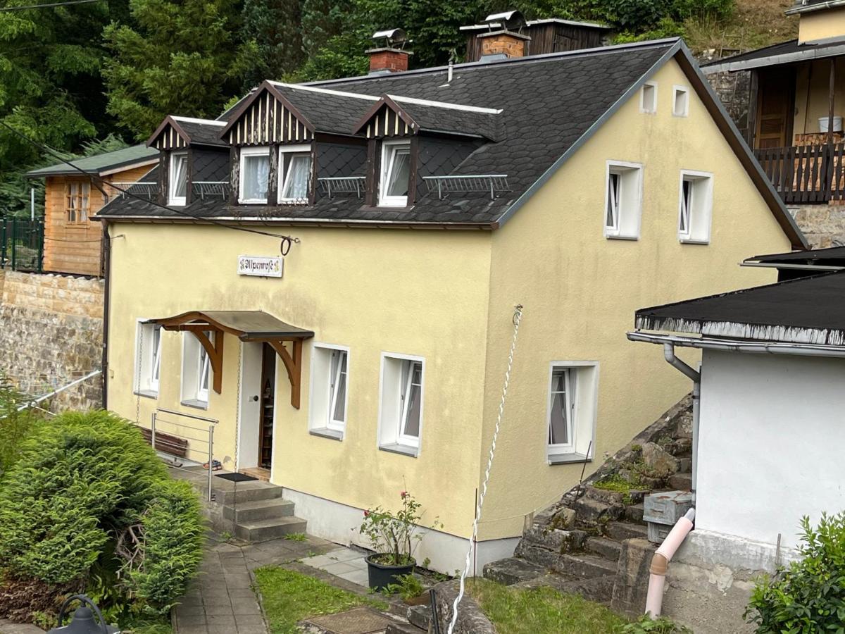 Pension Alpenrose Bad Schandau Bagian luar foto